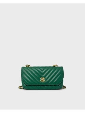 Chanel Lambskin Chevron Mini Flap Bag